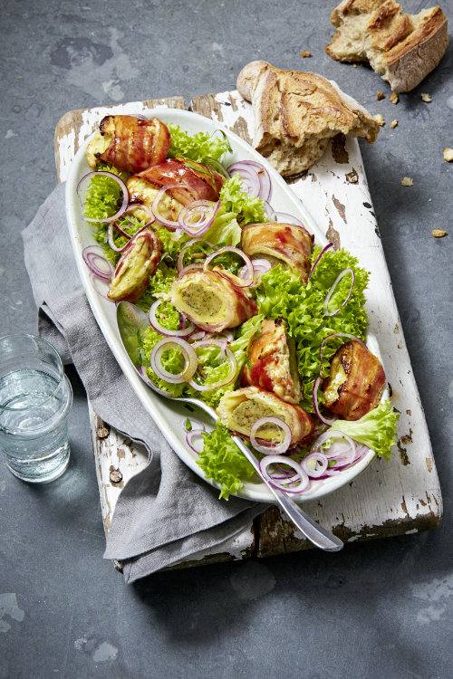 Maultaschen Im Speckmantel Auf Salat Burger Profikuche 
